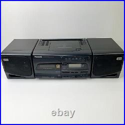 Panasonic RX-E300 Portable Stereo Component CD system Boombox S-XBS PRINSTINE