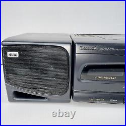 Panasonic RX-E300 Portable Stereo Component CD system Boombox S-XBS PRINSTINE