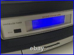 Panasonic RX-ED50 Power Blaster Portable Stereo CD, Radio, Twin Cassette BoomBox