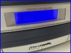 Panasonic RX-ED50 Power Blaster Portable Stereo CD, Radio, Twin Cassette BoomBox