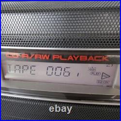 Panasonic RX-ED57 CD Radio Cassette Player Portable Used From Japan Panasonic RX-ED57 CD Radio Cassette Player Portable Used From Japan