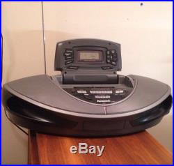 Panasonic RX-ED707 Portable Radio Cassette Tape CD Player Boombox Ghetto Blaster