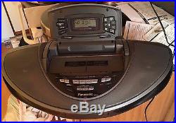Panasonic RX-ED707 Portable Radio Cassette Tape CD Player Boombox GhettoBlaster