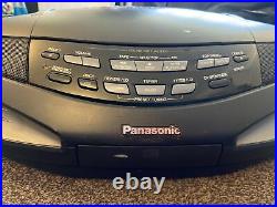Panasonic RX-ED77 Portable Radio/Cassette/CD. No remote Tape Player Needs Repair