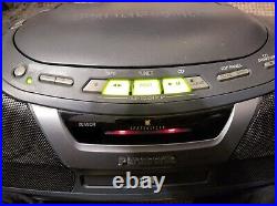 Panasonic RX-ED90 Portable Radio CD Boom Box Ghetto Blaster TAPE NEEDS BELTS