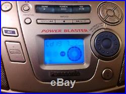 Panasonic RX-ES25 Portable Stereo Boombox CD Player Radio Cassette Deck + Remote