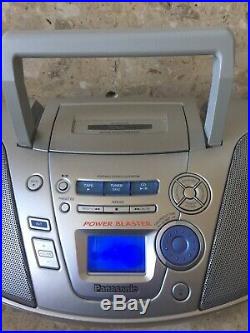 Panasonic RX-ES27 Portable Stereo Power Blaster Cassette, Radio & CD Player
