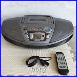 Panasonic RX-ES30 Cassette & CD Boombox, Auto Reverse