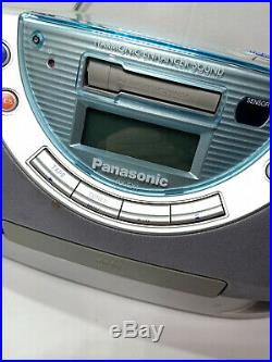 Panasonic RX-EX1 Boombox CD Cassette Tape Deck Radio FM Portable Stereo Player