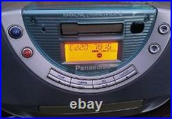 Panasonic RX-EX1 Portable Cassette Radio CD Player Sounds Amazing & Inc remote