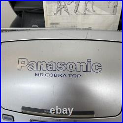 Panasonic RX-MDX3 MINI DISC and CD player Silver Operation Confirmed