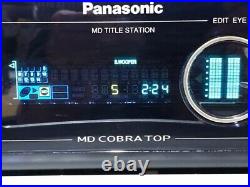 Panasonic RX-MDX7 Cobra Top Radio-cassette MD Player Stereo Personal system Used