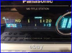 Panasonic RX-MDX7 Cobra Top Radio-cassette MD Player Stereo Personal system Used