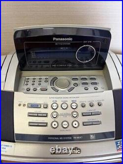 Panasonic RX-MDX7 Cobra Top Radio-cassette MD Player Used Japan