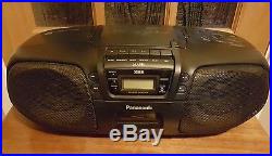 Panasonic Rx-ds25 Portable Stereo CD System Tape Cassette Player Radio Boombox