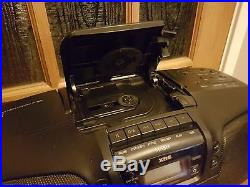 Panasonic Rx-ds25 Portable Stereo CD System Tape Cassette Player Radio Boombox