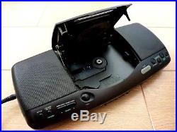 Panasonic SL-PH2 Portable CD AM/FM Radio & Clock Player Made in Japan