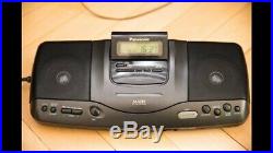 Panasonic SL-PH2 Portable CD Player AM/FM Tuner Bedside Clock Radio Japan Made