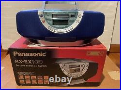 Panasonic Vintage RX-EX1 Portable Stereo CD System Cassette Player Boombox NEW