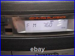 Panasonic portable stereo CD system RX-ED57 silver CD 2006 JAPAN JP
