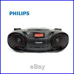 Philips AZ-3811 Portable CD Audio Speaker System USB Direct MP3 Radio Player