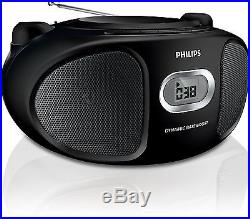 Philips AZ105B/05 Portable CD Player with FM Tuner and Audio-In for Smartphone