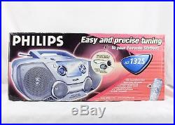 Philips AZ1325 AM/FM CD Player Boombox Portable Radio Stereo BRAND NEW