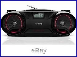 Philips AZ3811 Portable Boombox MP3 CD Player AM/FM Radio Stereo Speaker Syst
