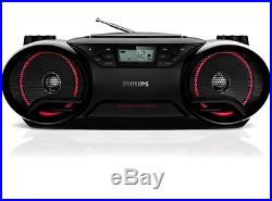 Philips AZ3811 Portable Boombox MP3 CD Player AM/FM Radio Stereo Speaker System