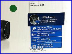 Philips AZ3811 SoundMachine Portable Boombox MP3 CD Player, Black