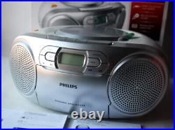 Philips CD Soundmachine Az127 Cassette Tape Radio Player Portable Boombox New