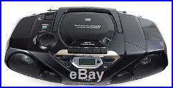 Philips Portable BOOMBOX DIGITAL DBB CD TAPE CASSETTE PLAYER RADIO ghettoblaster