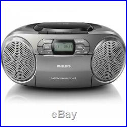 Philips Portable Radio Recorder Portable CD player DAB+ Tape Silver