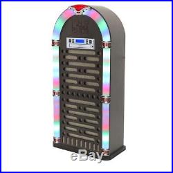 Portable BLUETOOTH JUKEBOX With CD Player Built-In FM Radio Audio Electrical New