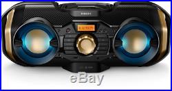 Portable Bluetooth Boombox Speaker, Wireless Radio For Playing Music, CD Player