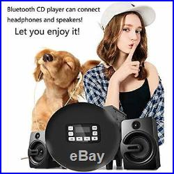Portable Bluetooth CD Player LCD Display/Headphone Jack Anti-Skip Protection
