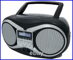 Portable Boombox Cd/dab/fm, Plug Type Uk, CD And Audio Media Players For Groov-e