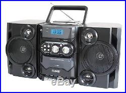 Portable Boombox MP3 CD USB Cassette Player AM FM Radio Stereo Speaker Bass HIFI