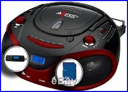 Portable Boombox Mp3 CD Player Am/fm Radio Usb Input Sd/mmc Slot Aux Input New