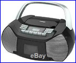 Portable CD Cassette Player Boombox Digital AM FM Radio High Quality Durable NEW