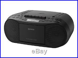 Portable CD Cassette Player Boombox Stereo Digital Tuning AM FM Home Audio Radio