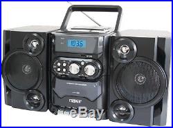 Portable CD/MP3 Player With AM/FM Radio Detachable Speakers Remote and USB Input