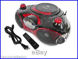 Portable CD/MP3/USB/SD/FM/AM/AUX Boombox Radio Music Player With Remote control