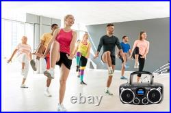 Portable CD Player Bluetooth Stereo Sound, Digital AM FM Radio, MP3 CD Portable CD Player Bluetooth Stereo Sound, Digital AM FM Radio, MP3 CD