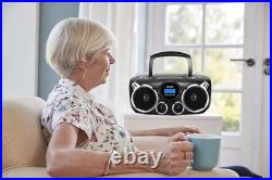 Portable CD Player Bluetooth Stereo Sound, Digital AM FM Radio, MP3 CD Portable CD Player Bluetooth Stereo Sound, Digital AM FM Radio, MP3 CD