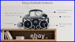 Portable CD Player Bluetooth Stereo Sound, Digital AM FM Radio, MP3 CD Portable CD Player Bluetooth Stereo Sound, Digital AM FM Radio, MP3 CD