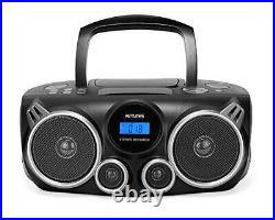 Portable CD Player Bluetooth Stereo Sound System Digital AM FM Radio, MP3 CD