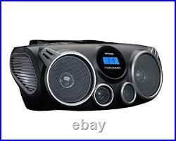 Portable CD Player Bluetooth Stereo Sound System Digital AM FM Radio, MP3 CD