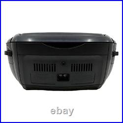 Portable CD Player Boom Box with AM/FM Radio Black