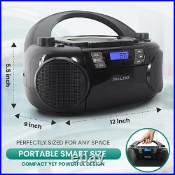 Portable CD Player Boombox Bluetooth with Cassette Player All in one Powerful Portable CD Player Boombox Bluetooth with Cassette Player All in one Powerful